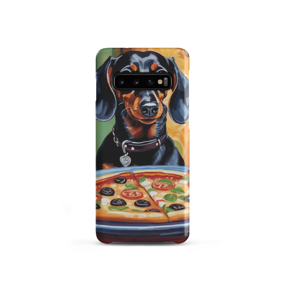 PugMug Custom Black Dachshund Samsung Case