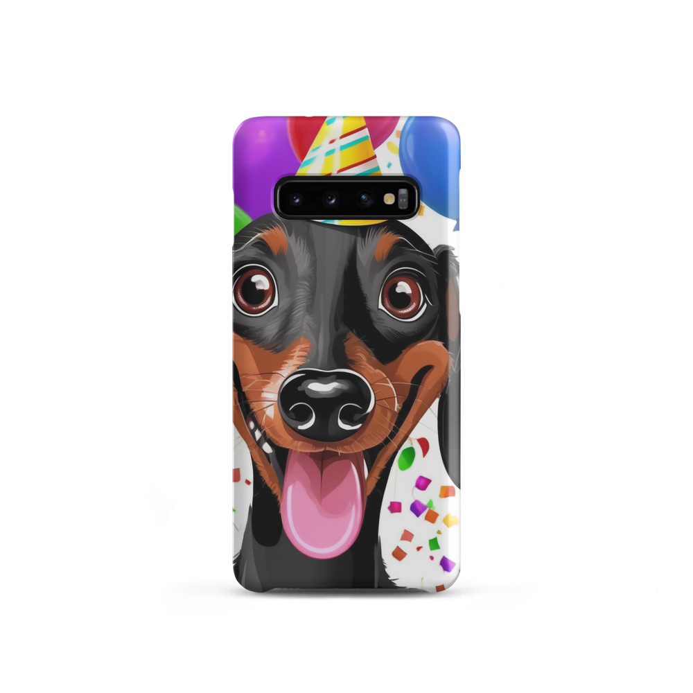 PugMug Custom Black Dachshund Samsung Case