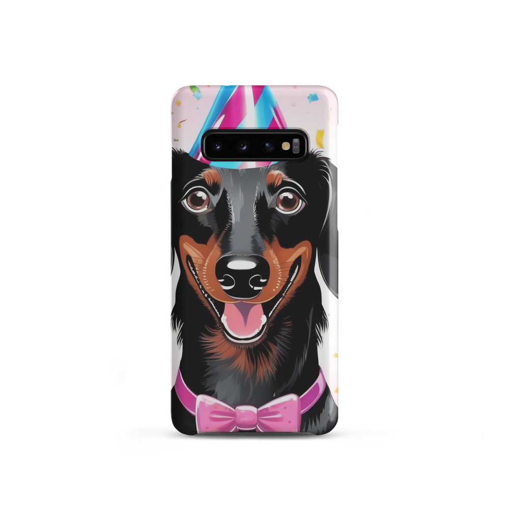 PugMug Custom Black Dachshund Samsung Case