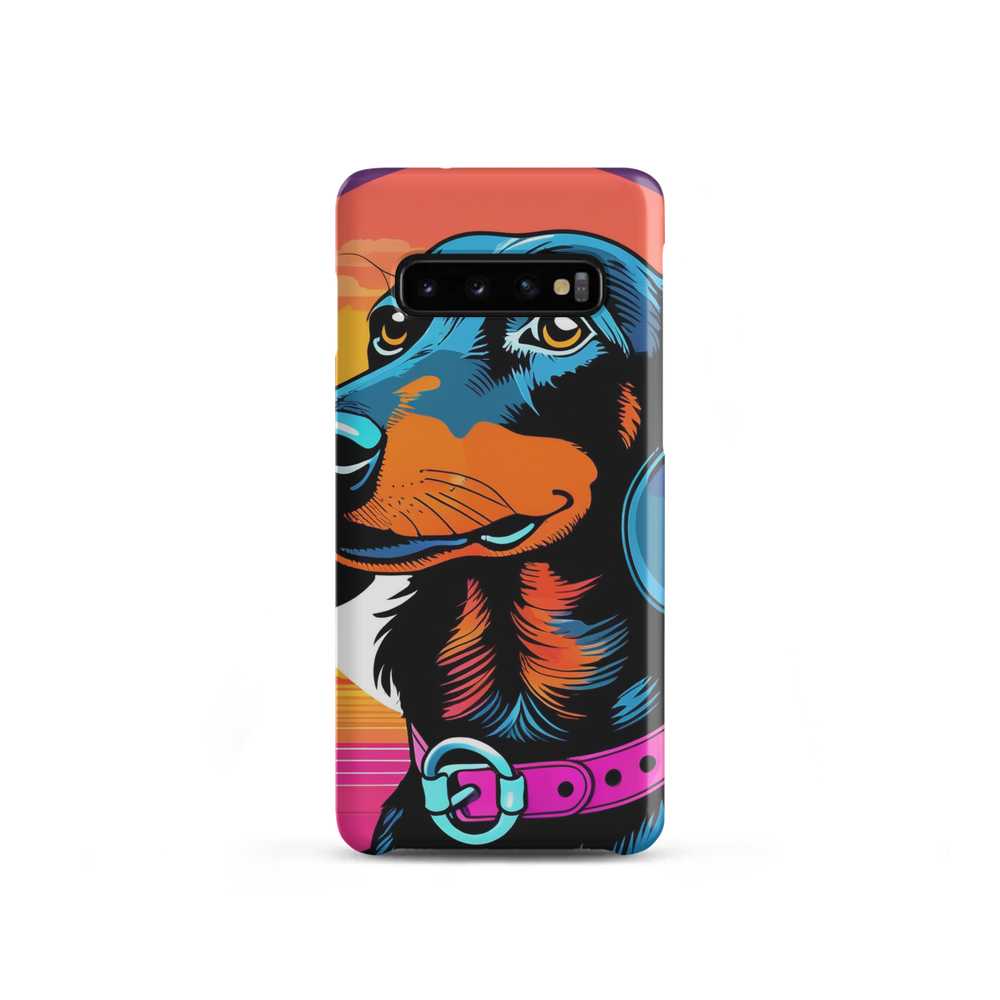 PugMug Custom Black Dachshund Samsung Case