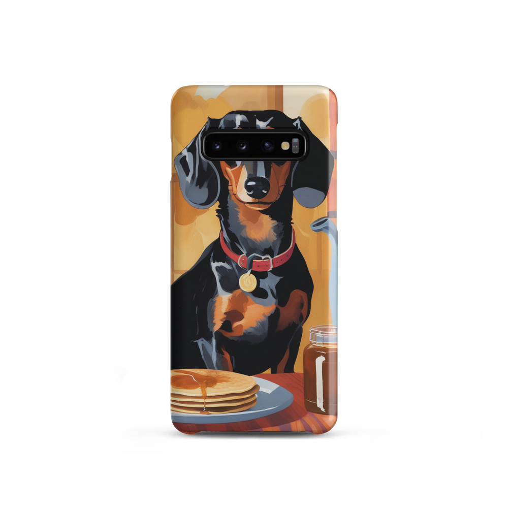 PugMug Custom Black Dachshund Samsung Case