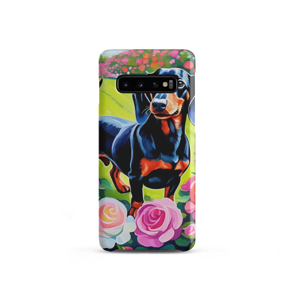 PugMug Custom Black Dachshund Samsung Case