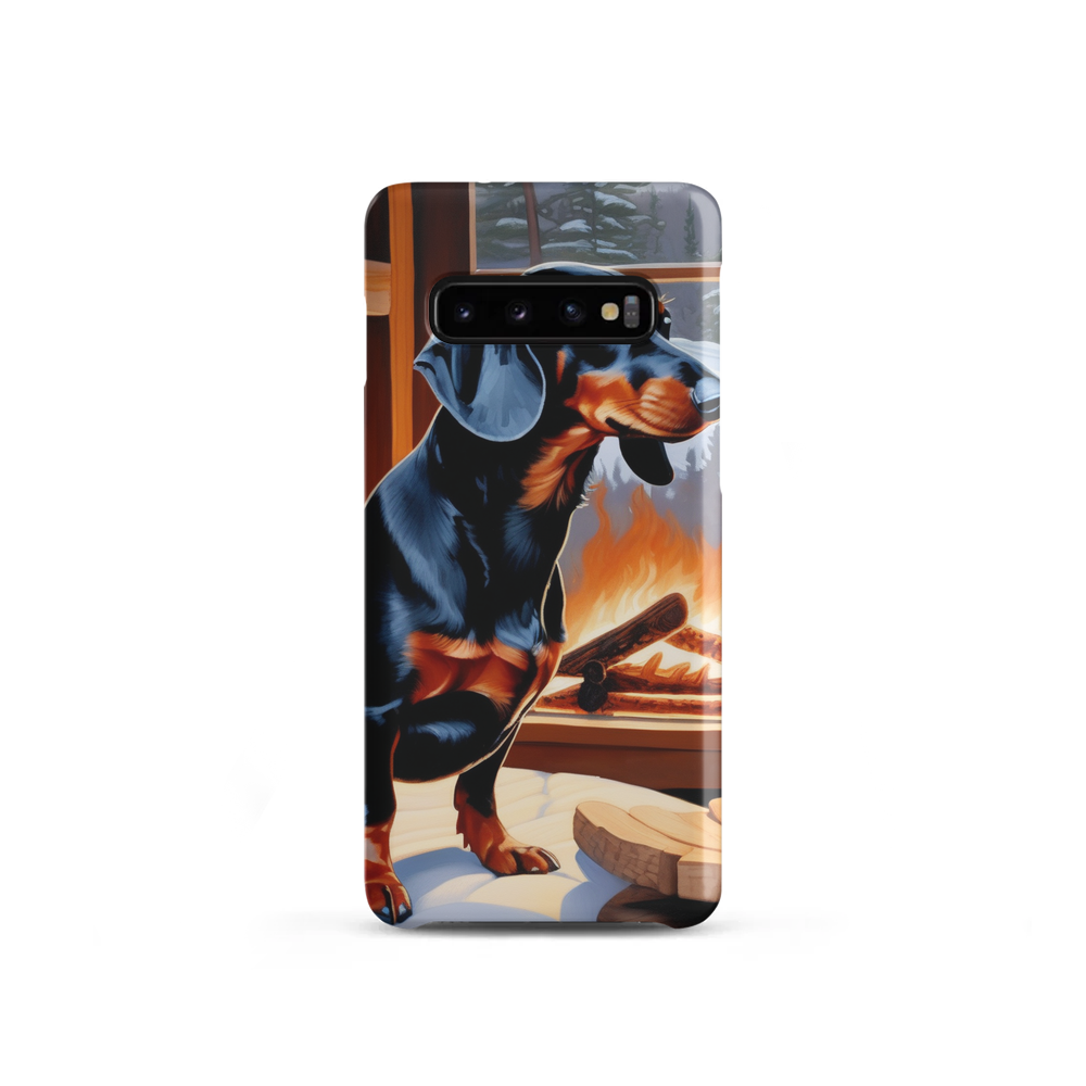 PugMug Custom Black Dachshund Samsung Case