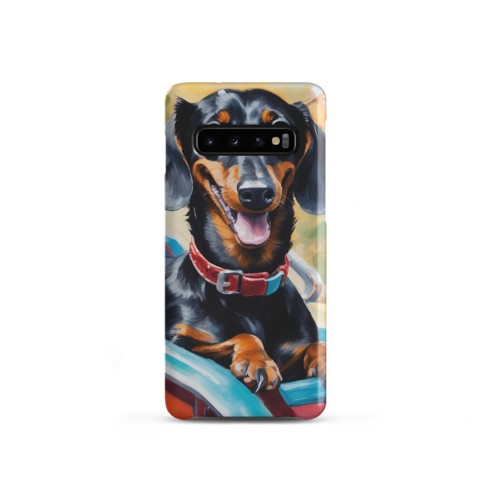 PugMug Custom Black Dachshund Samsung Case