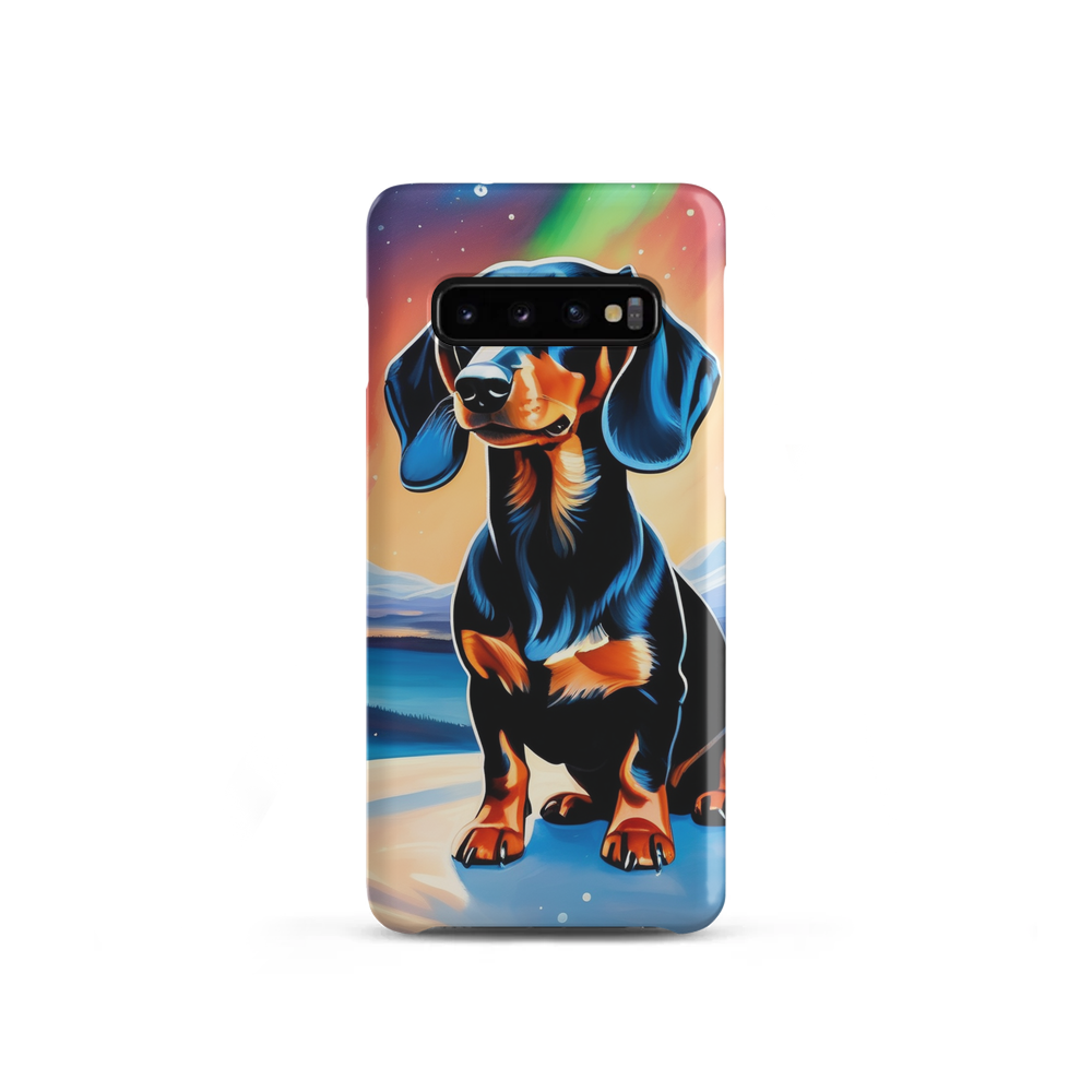 PugMug Custom Black Dachshund Samsung Case