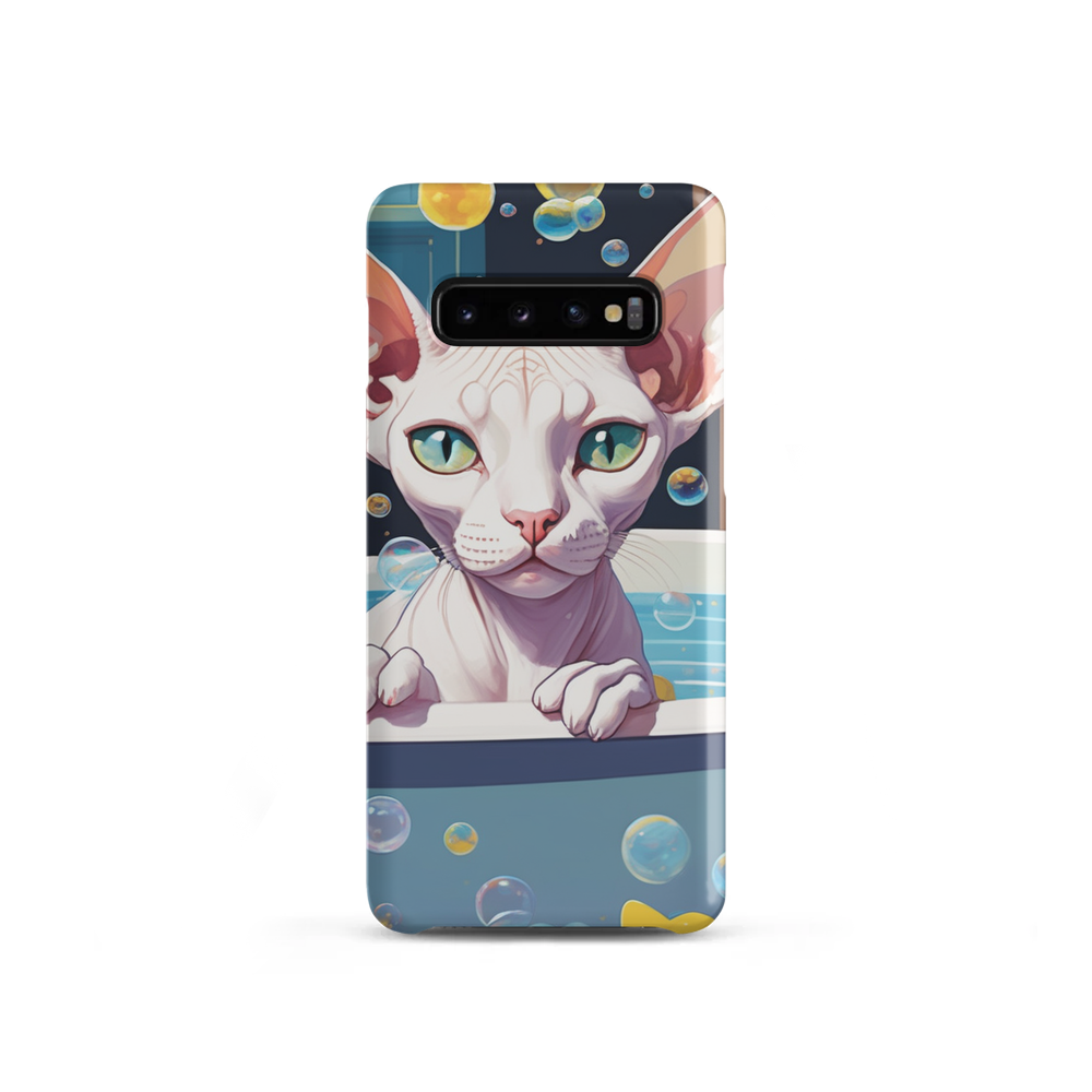 PugMug Custom White Sphynx Cat Samsung Case