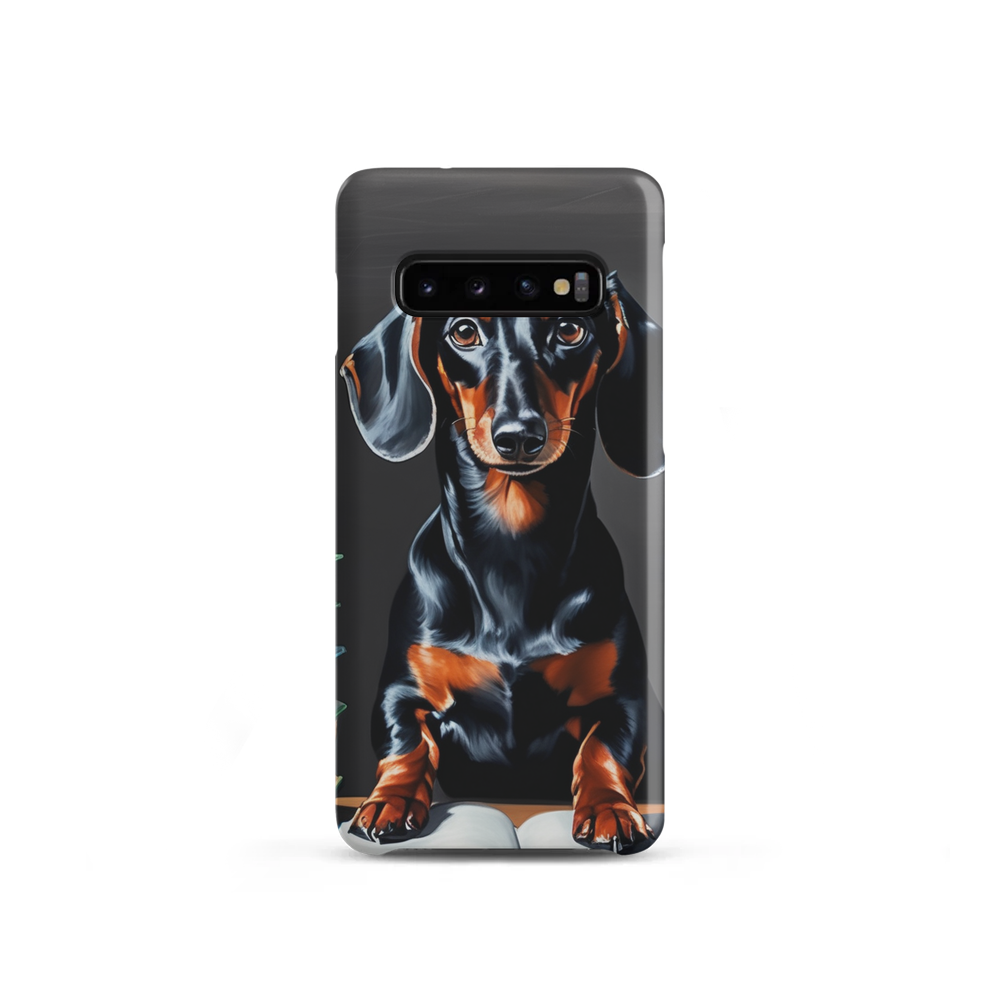 PugMug Custom Black Dachshund Samsung Case