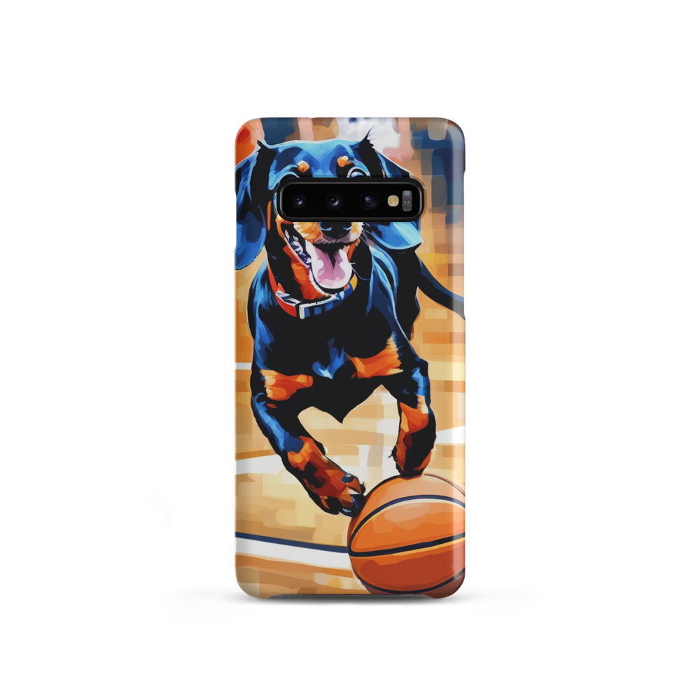 PugMug Custom Black Dachshund Samsung Case