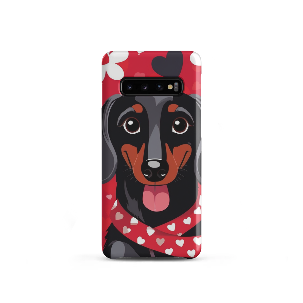 PugMug Custom Black Dachshund Samsung Case