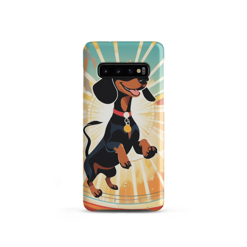 PugMug Custom Black Dachshund Samsung Case