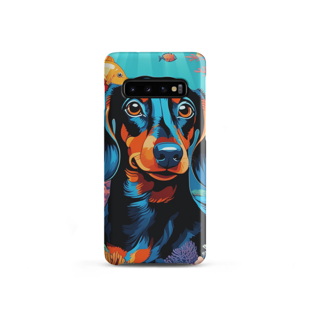 PugMug Custom Black Dachshund Samsung Case