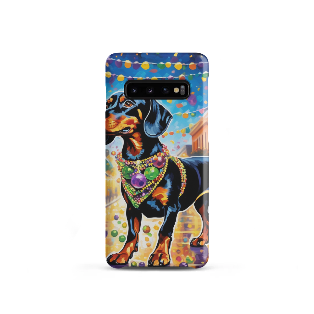 PugMug Custom Black Dachshund Samsung Case
