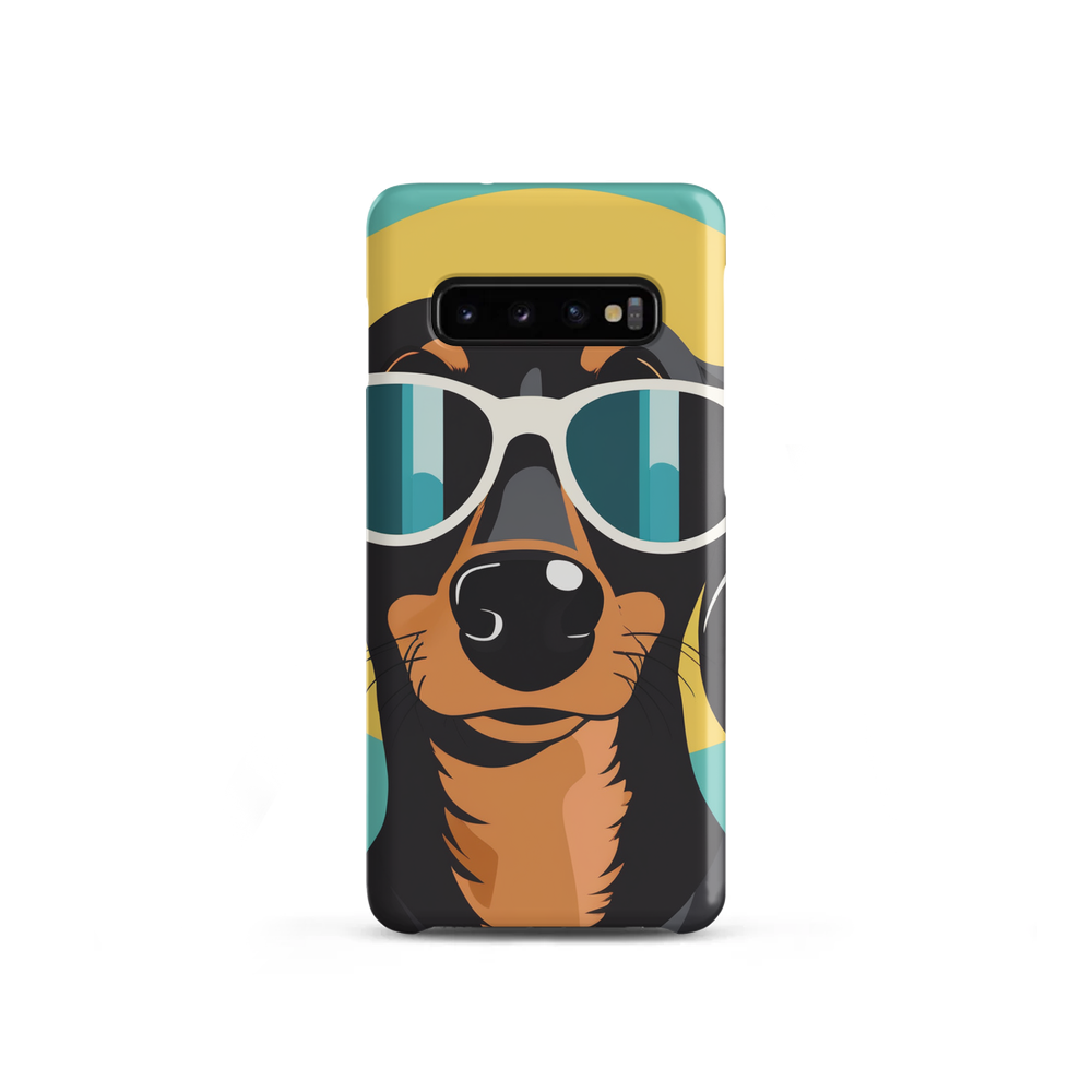 PugMug Custom Black Dachshund Samsung Case