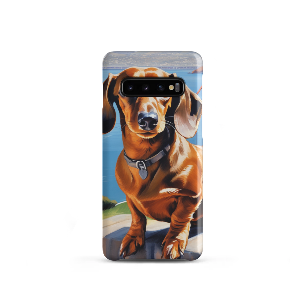 PugMug Custom Tan Dachshund Samsung Case