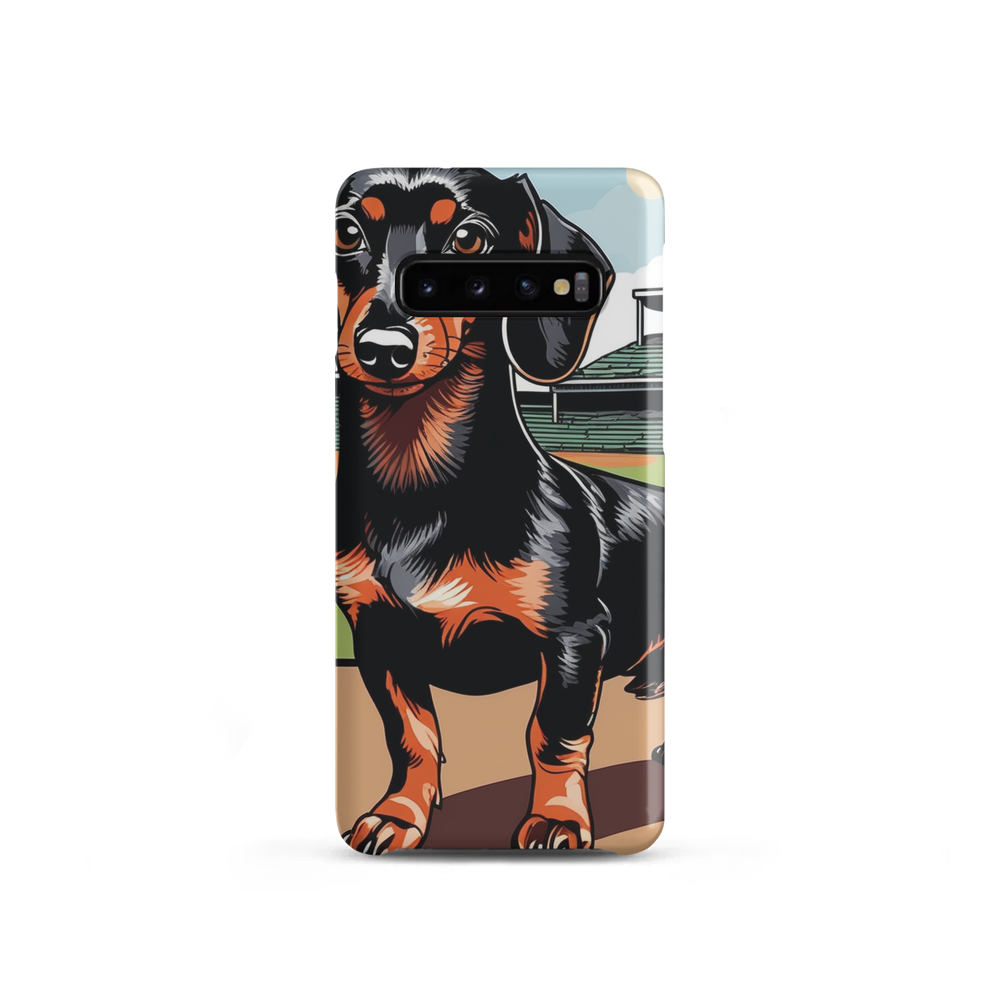 PugMug Custom Black Dachshund Samsung Case