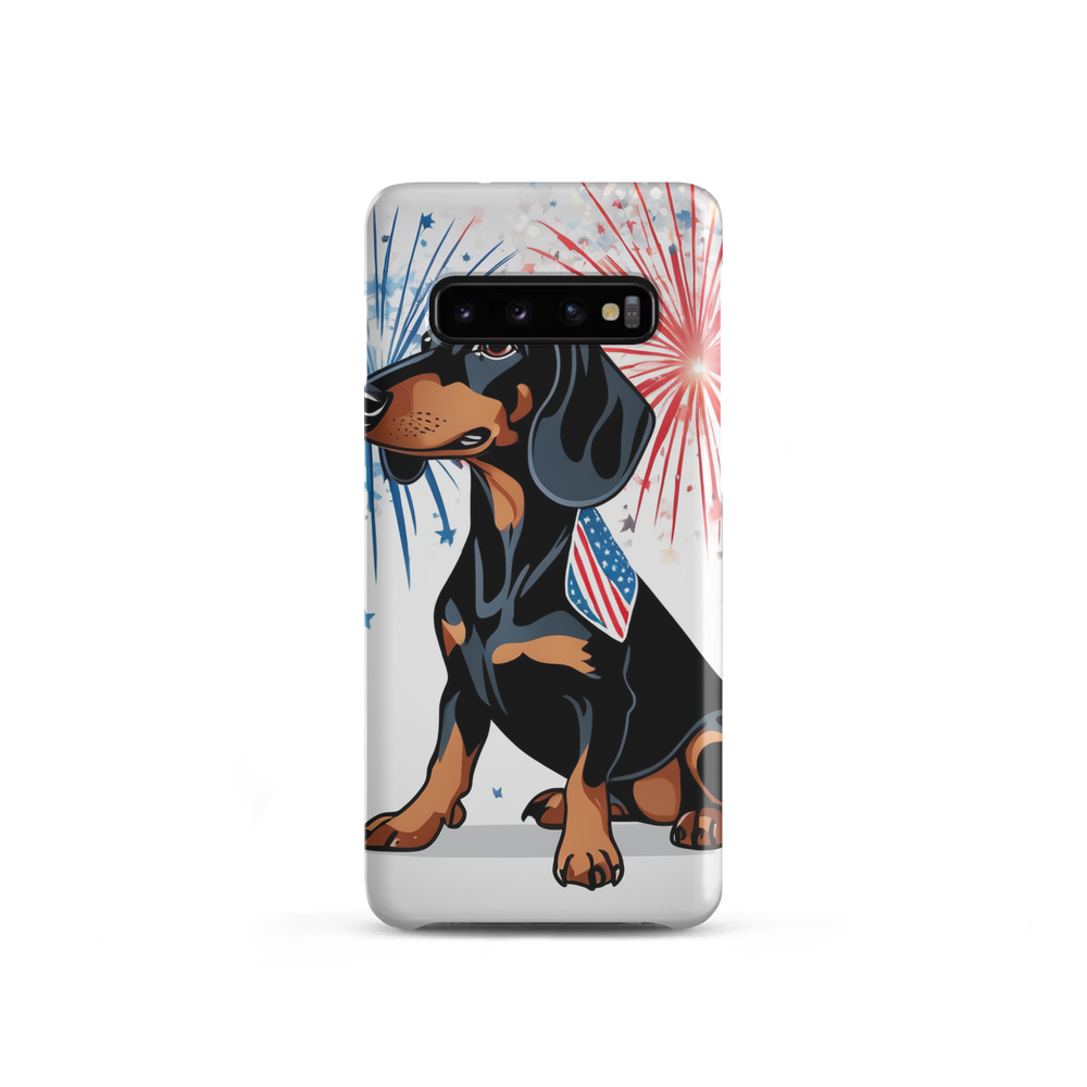 PugMug Custom Black Dachshund Samsung Case