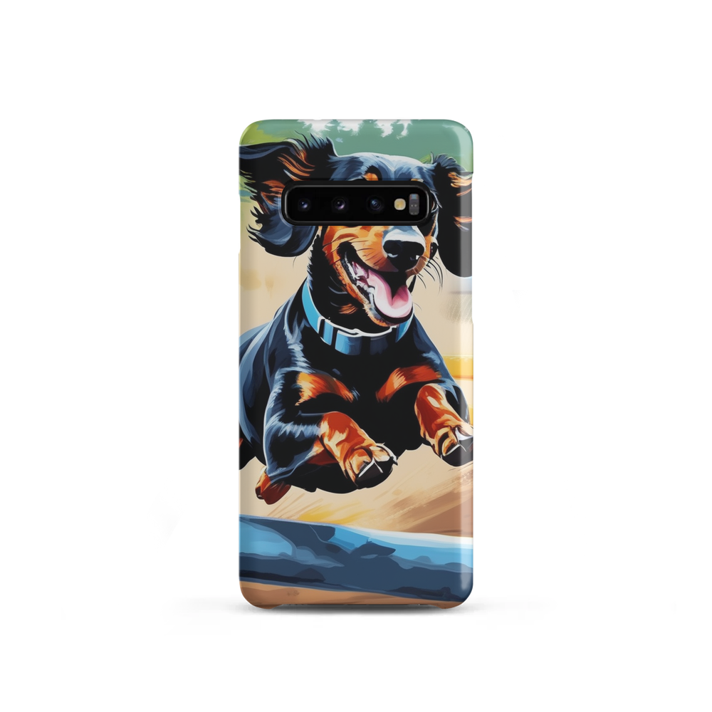 PugMug Custom Black Dachshund Samsung Case