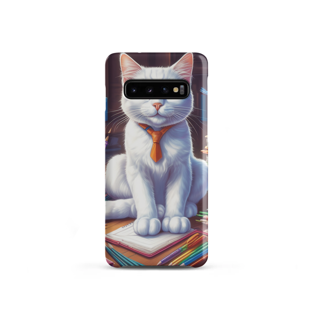 PugMug Custom White Companion Cat Samsung Case