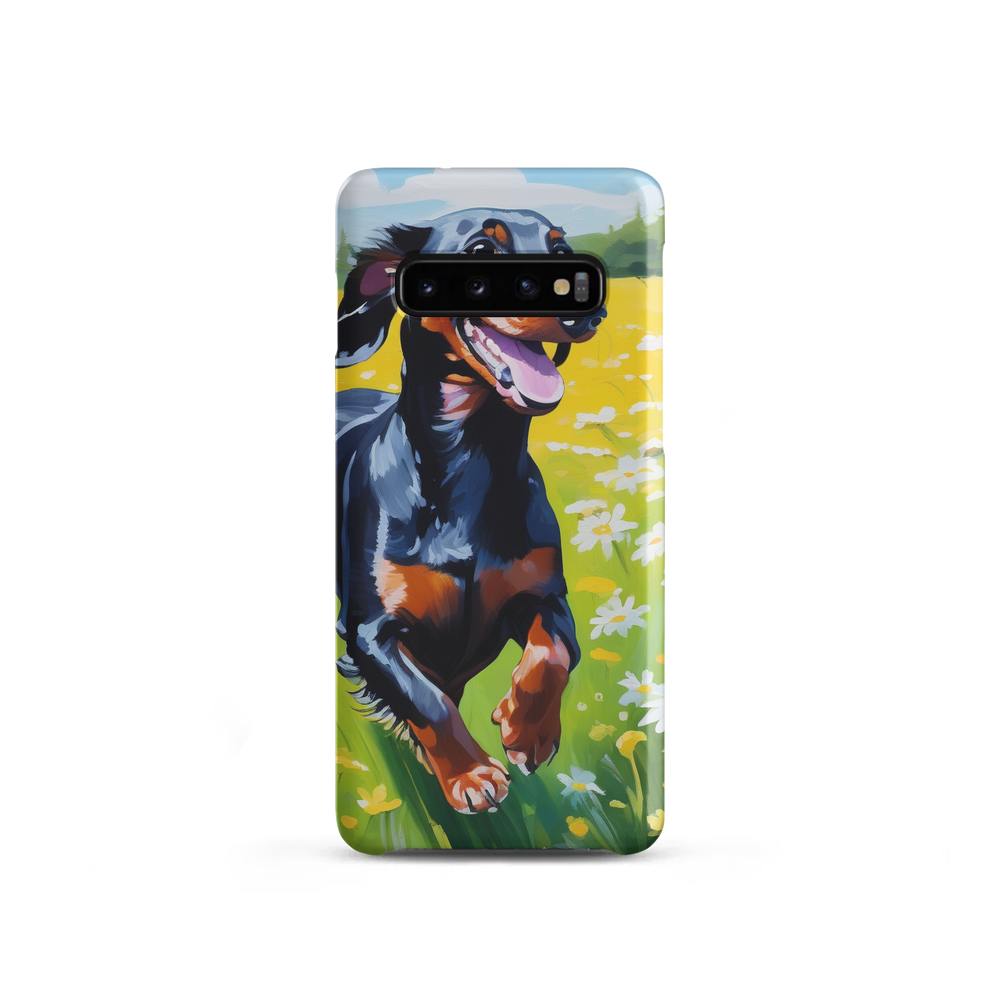 PugMug Custom Black Dachshund Samsung Case