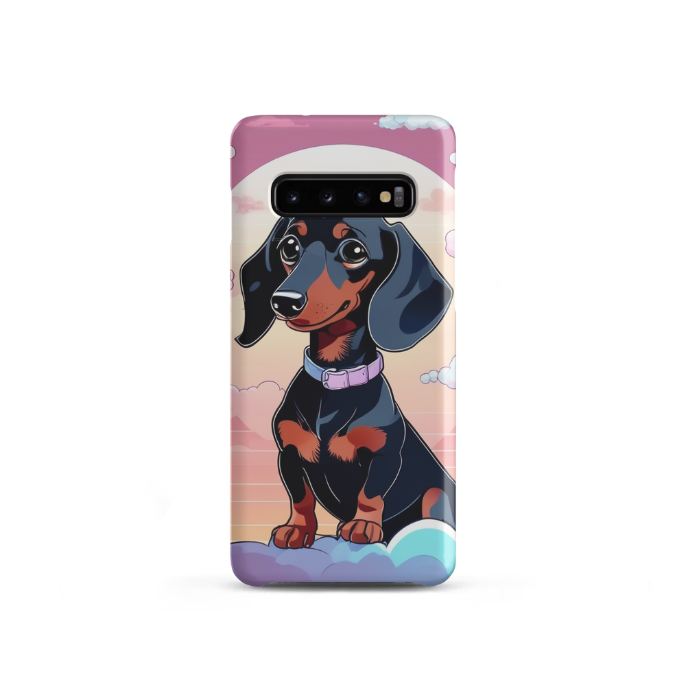 PugMug Custom Black Dachshund Samsung Case