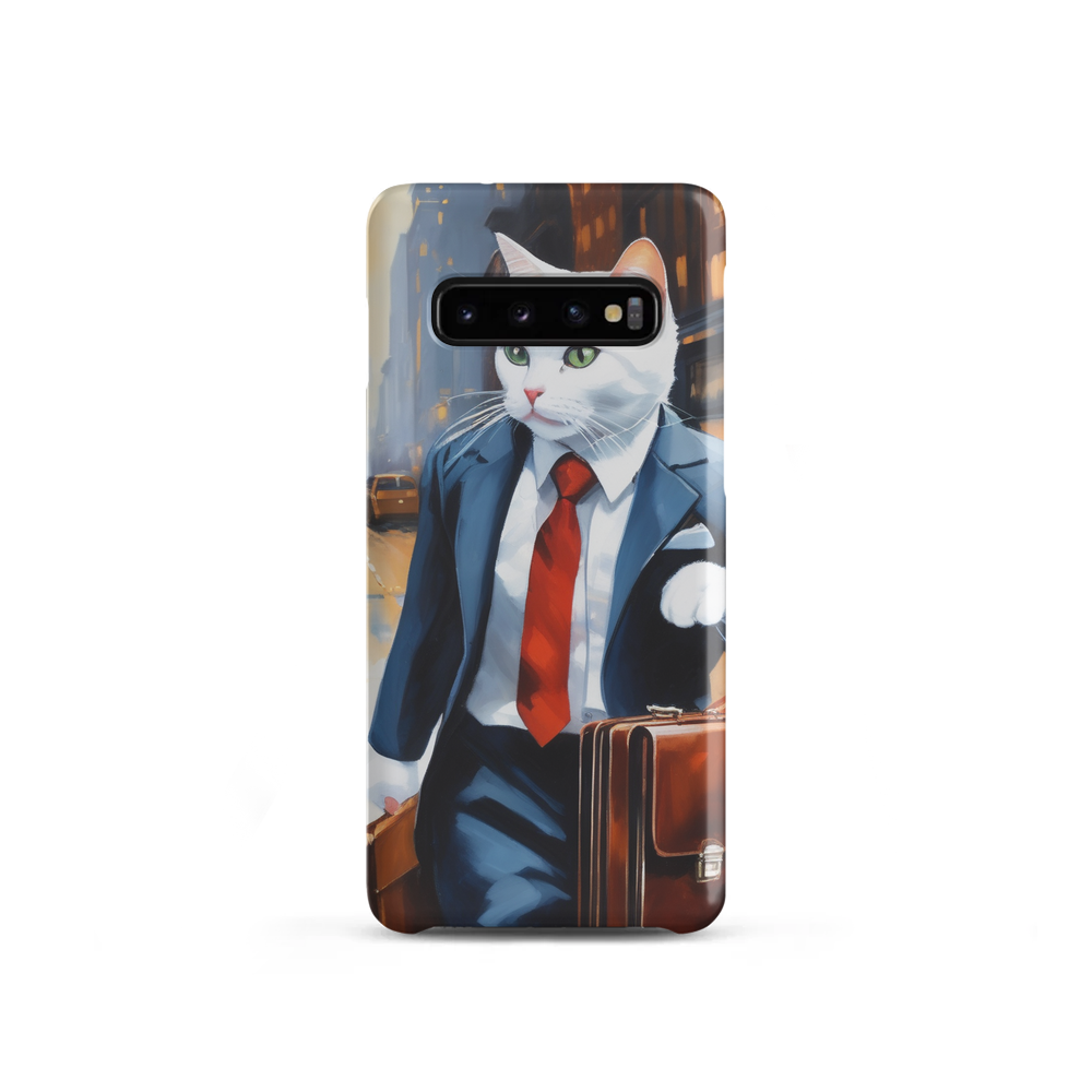 PugMug Custom White Companion Cat Samsung Case