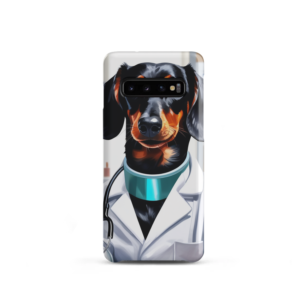 PugMug Custom Black Dachshund Samsung Case
