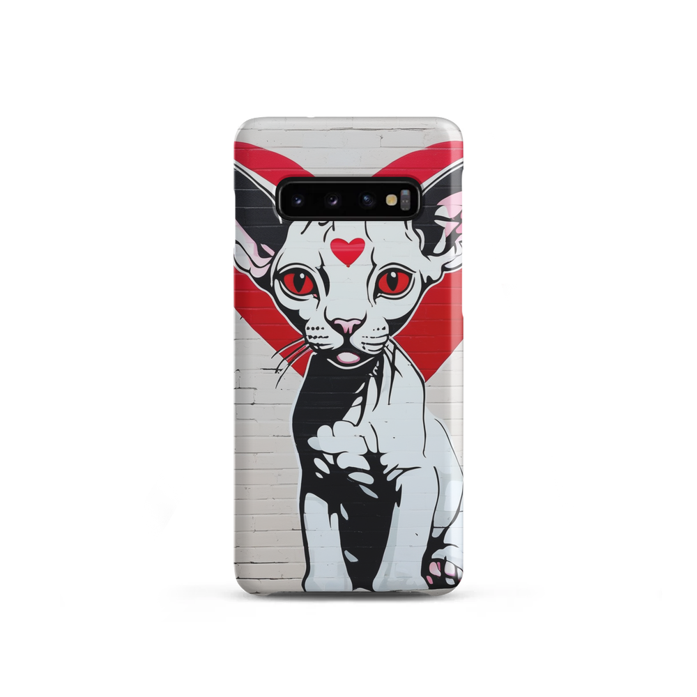 PugMug Custom White Sphynx Cat Samsung Case