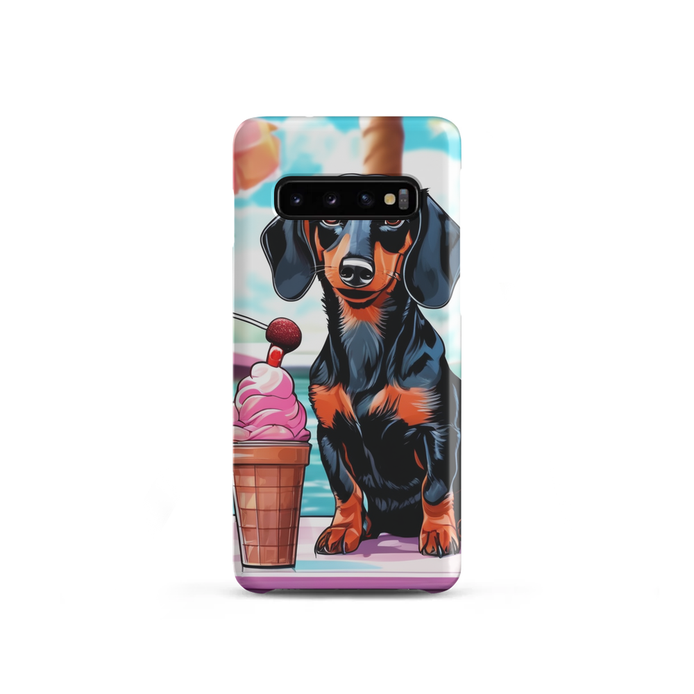 PugMug Custom Black Dachshund Samsung Case
