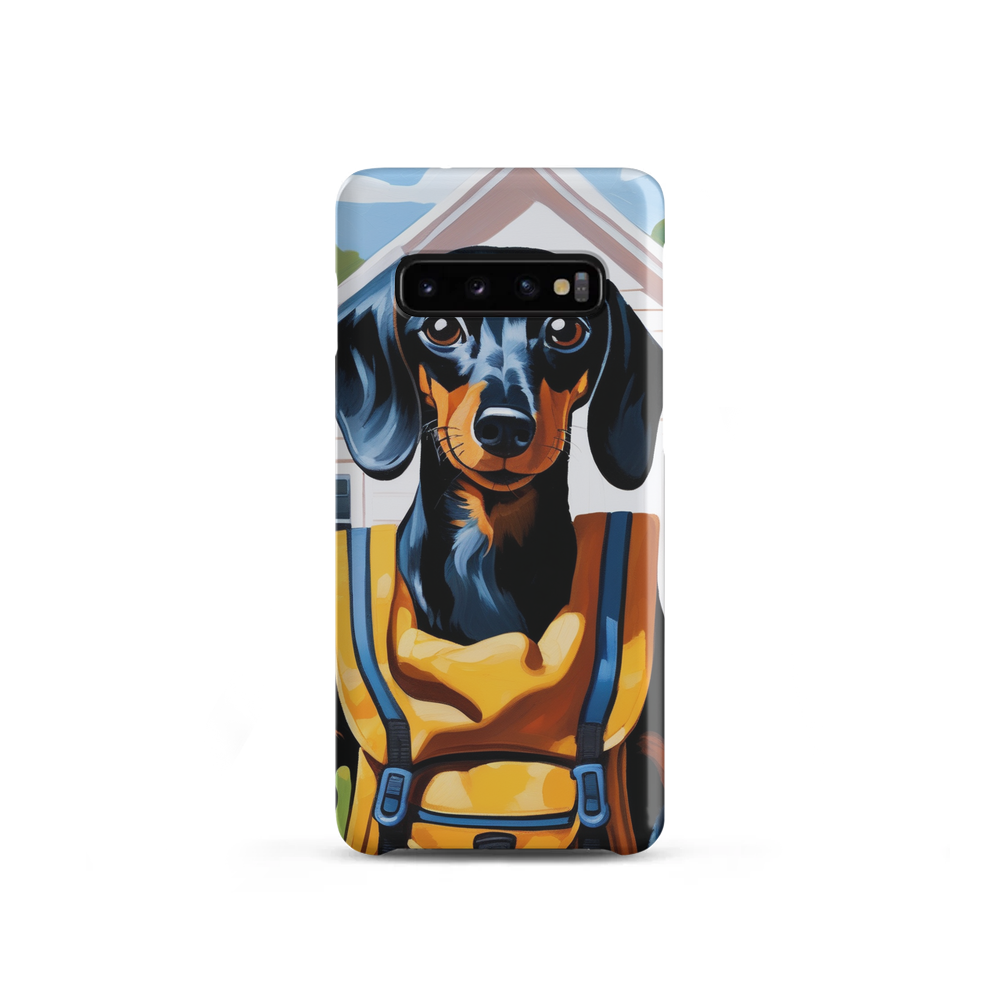 PugMug Custom Black Dachshund Samsung Case