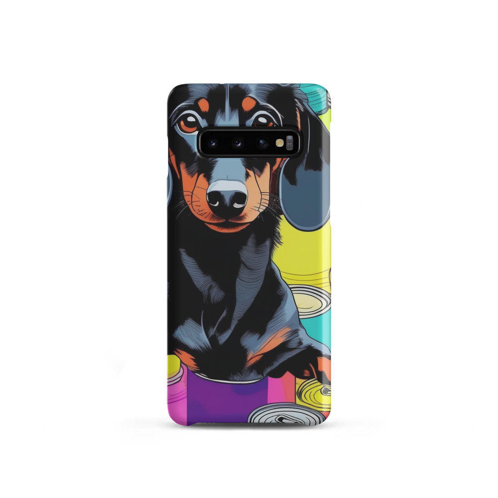 PugMug Custom Black Dachshund Samsung Case
