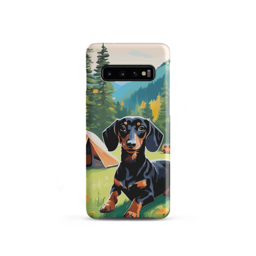 PugMug Custom Black Dachshund Samsung Case