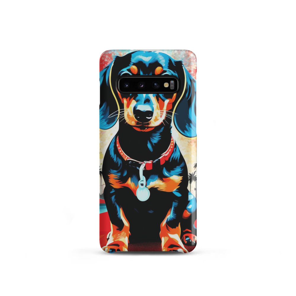 PugMug Custom Black Dachshund Samsung Case