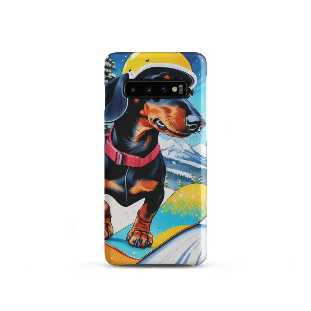PugMug Custom Black Dachshund Samsung Case