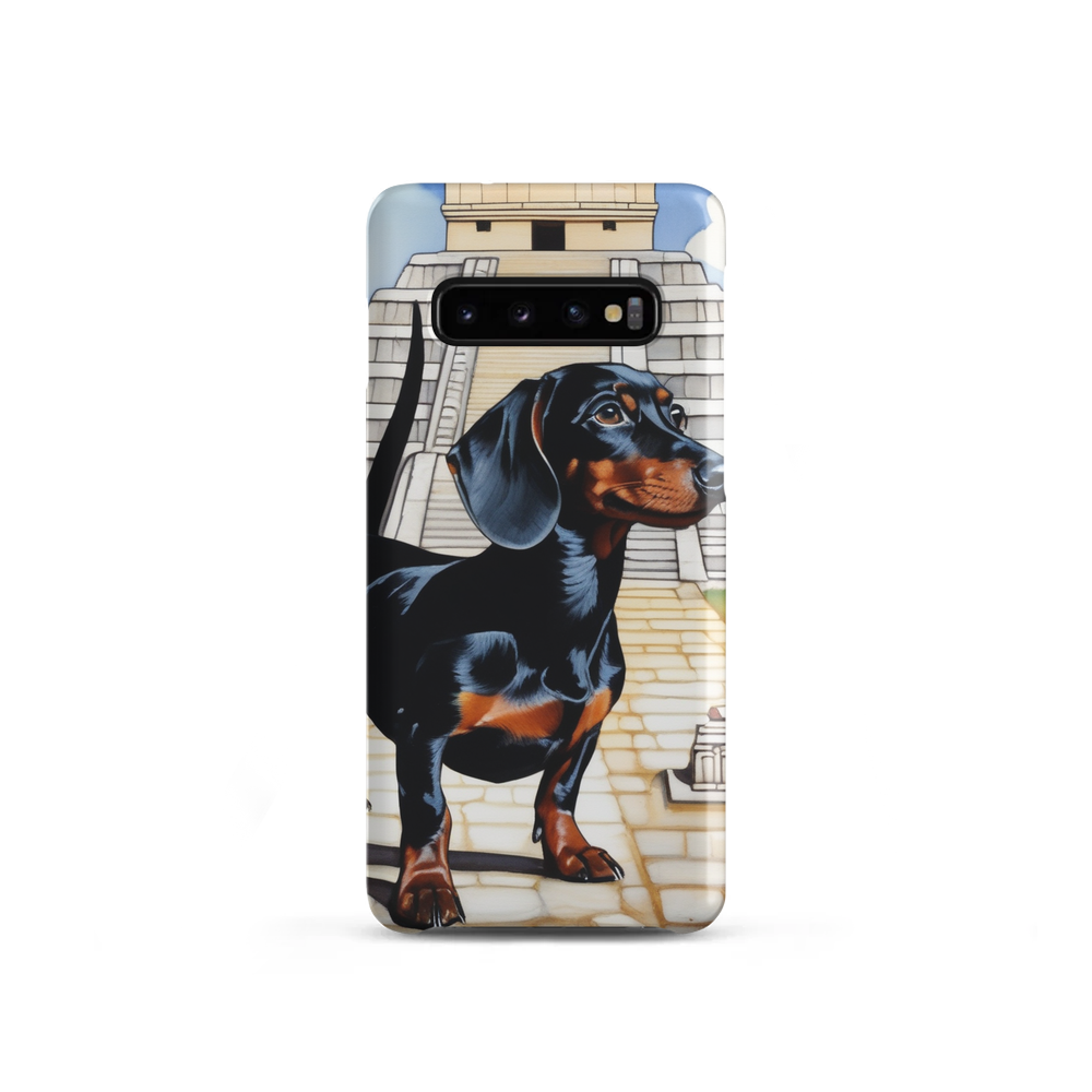 PugMug Custom Black Dachshund Samsung Case