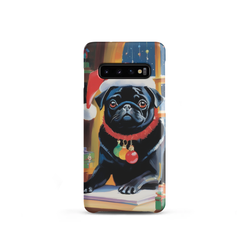 PugMug Custom Black Pug Samsung Case