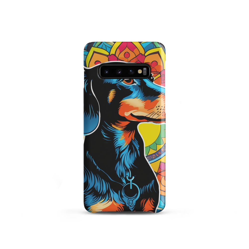 PugMug Custom Black Dachshund Samsung Case