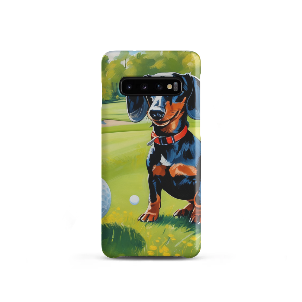 PugMug Custom Black Dachshund Samsung Case