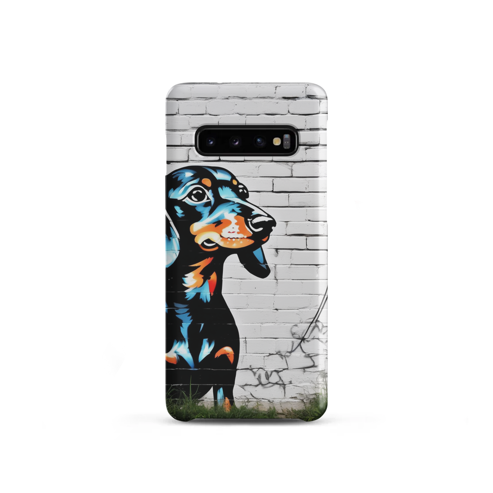 PugMug Custom Black Dachshund Samsung Case