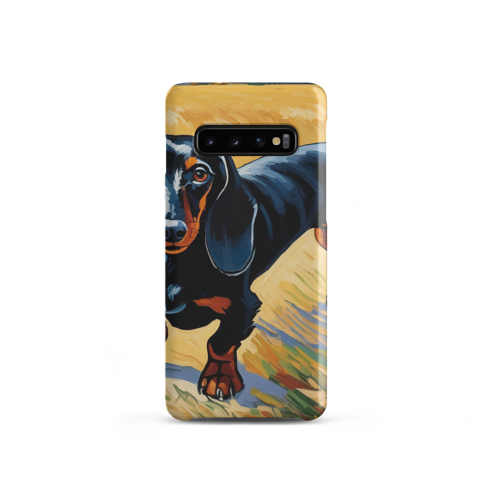 PugMug Custom Black Dachshund Samsung Case