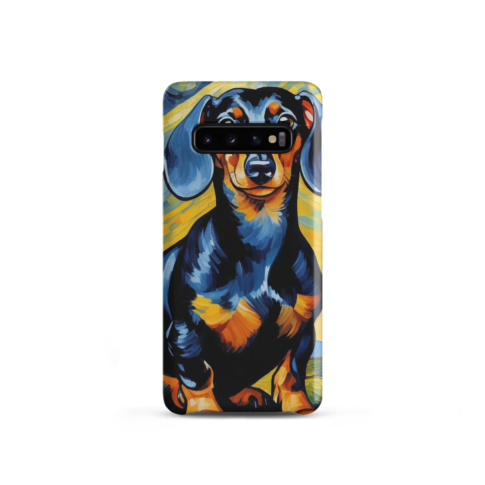 PugMug Custom Black Dachshund Samsung Case