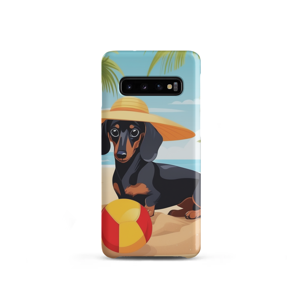PugMug Custom Black Dachshund Samsung Case