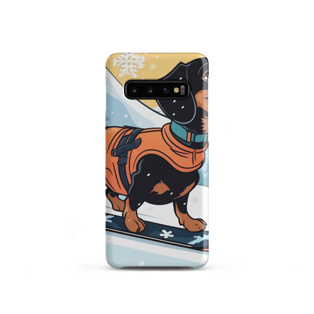 PugMug Custom Black Dachshund Samsung Case