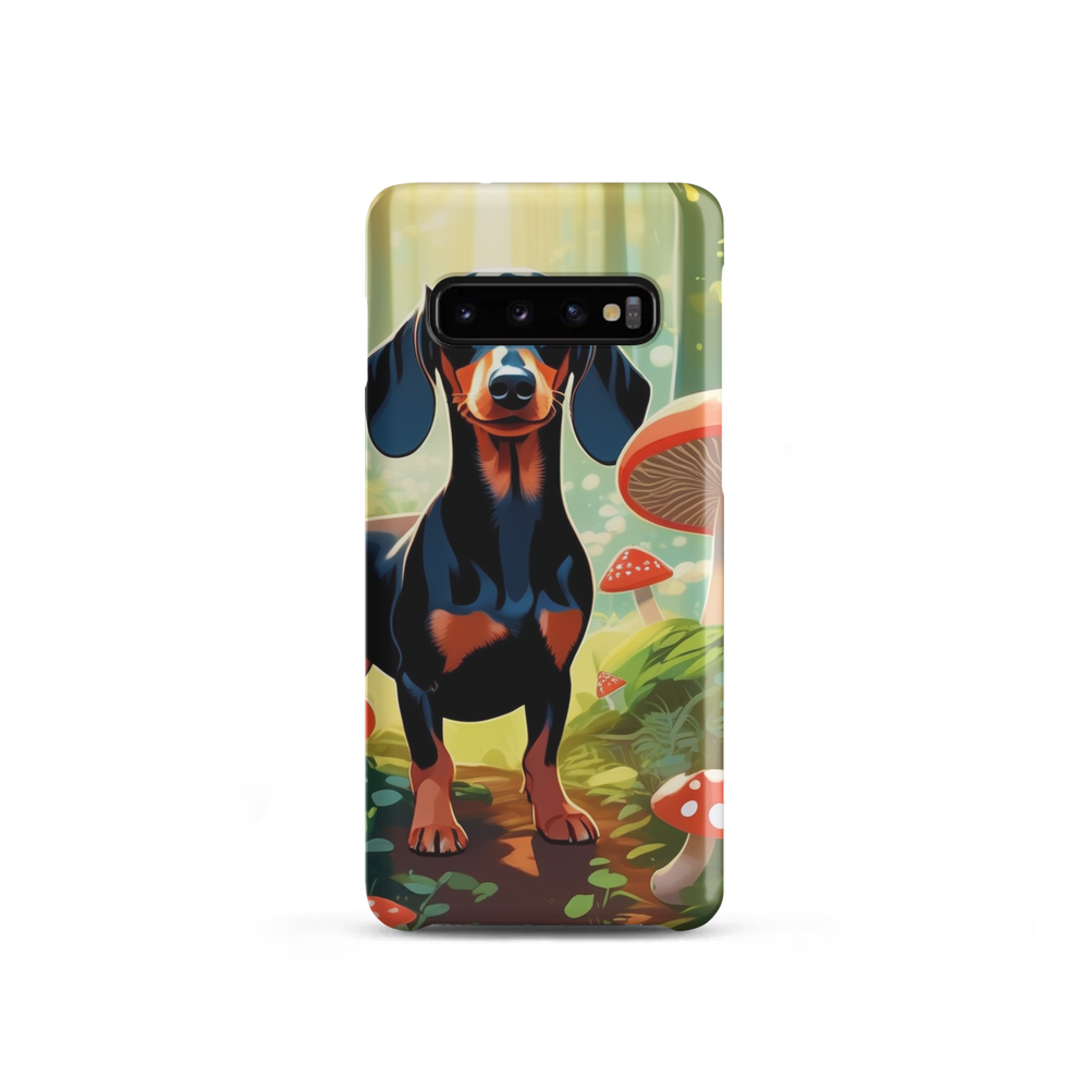 PugMug Custom Black Dachshund Samsung Case