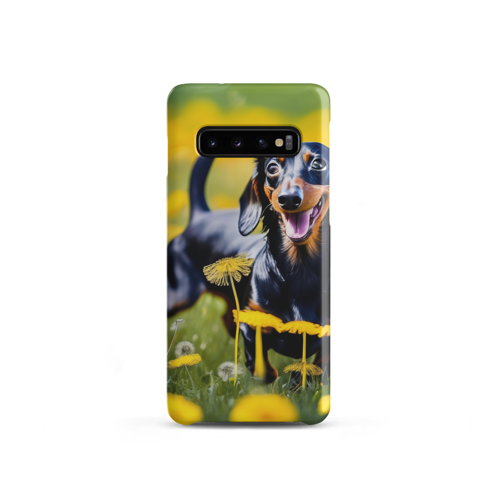 PugMug Custom Black Dachshund Samsung Case