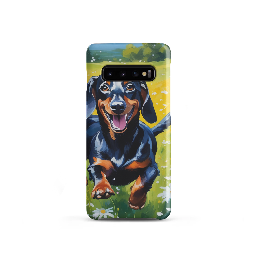 PugMug Custom Black Dachshund Samsung Case