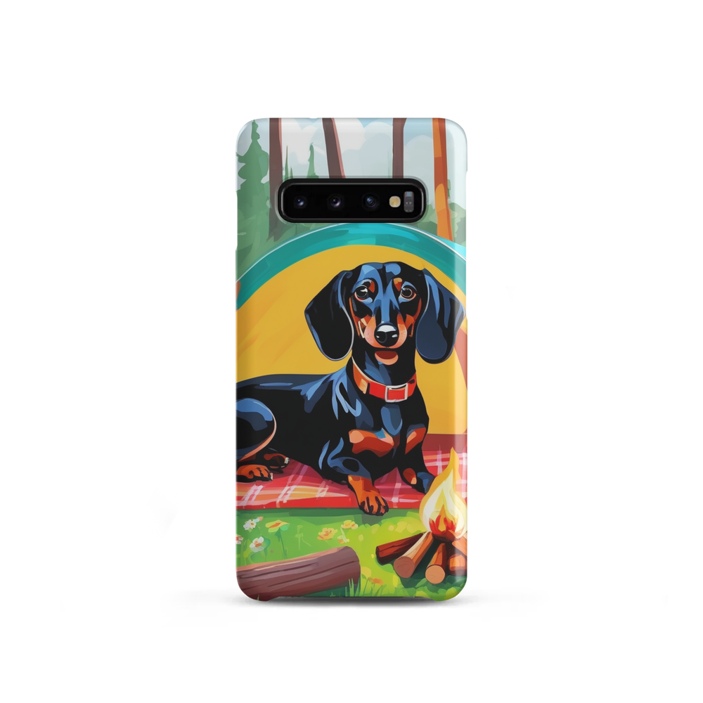 PugMug Custom Black Dachshund Samsung Case