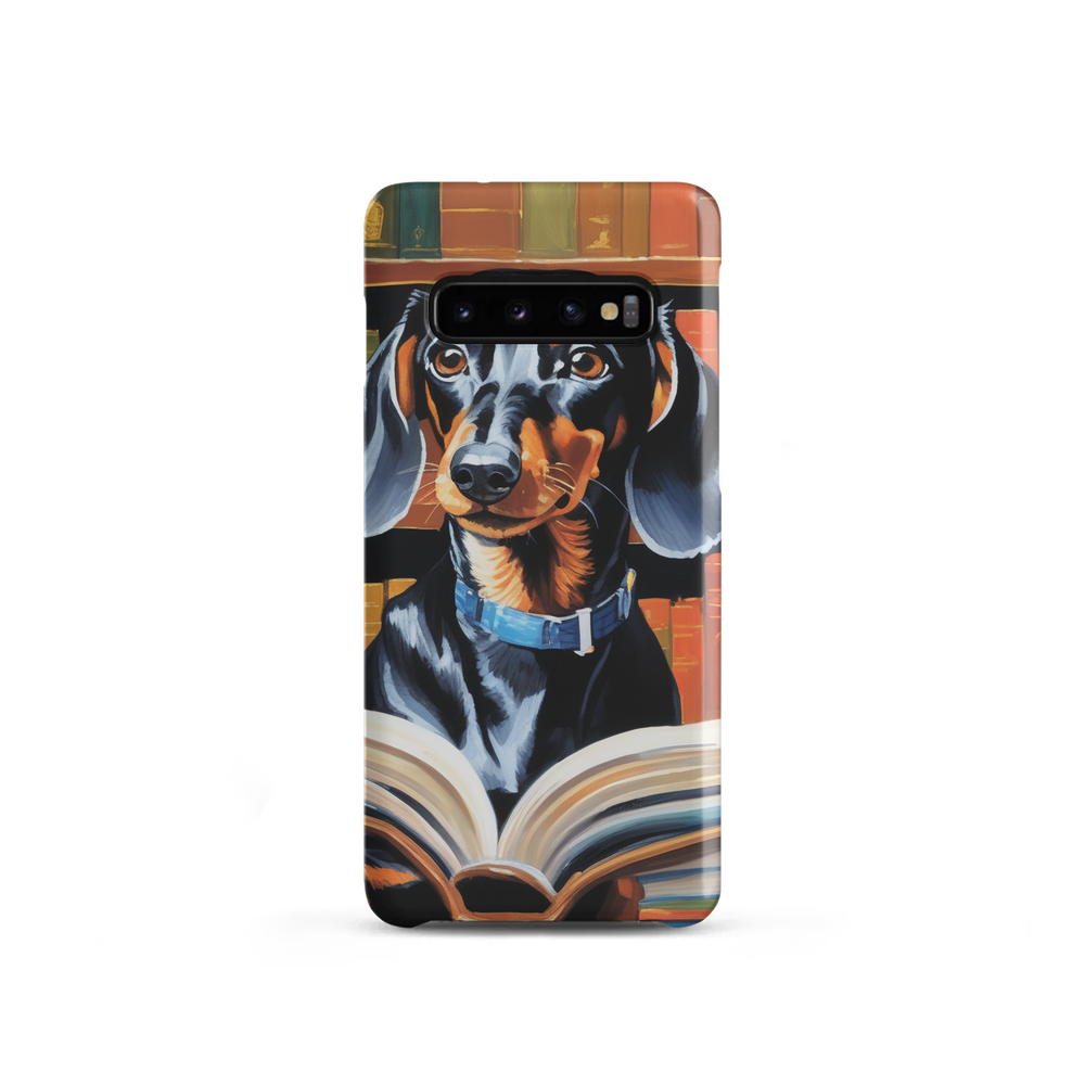 PugMug Custom Black Dachshund Samsung Case