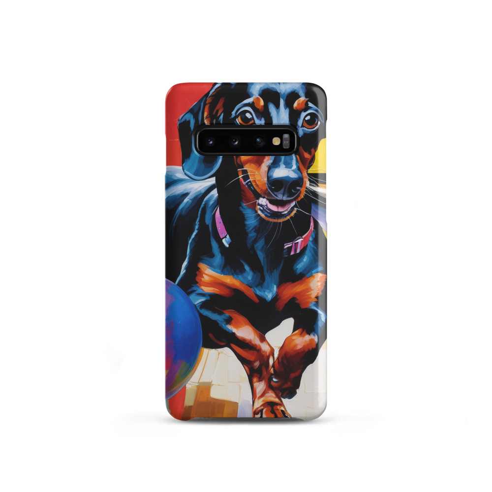 PugMug Custom Black Dachshund Samsung Case