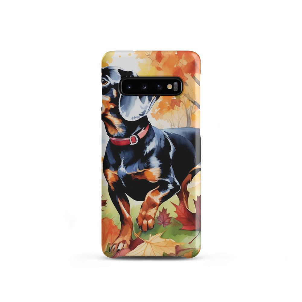 PugMug Custom Black Dachshund Samsung Case
