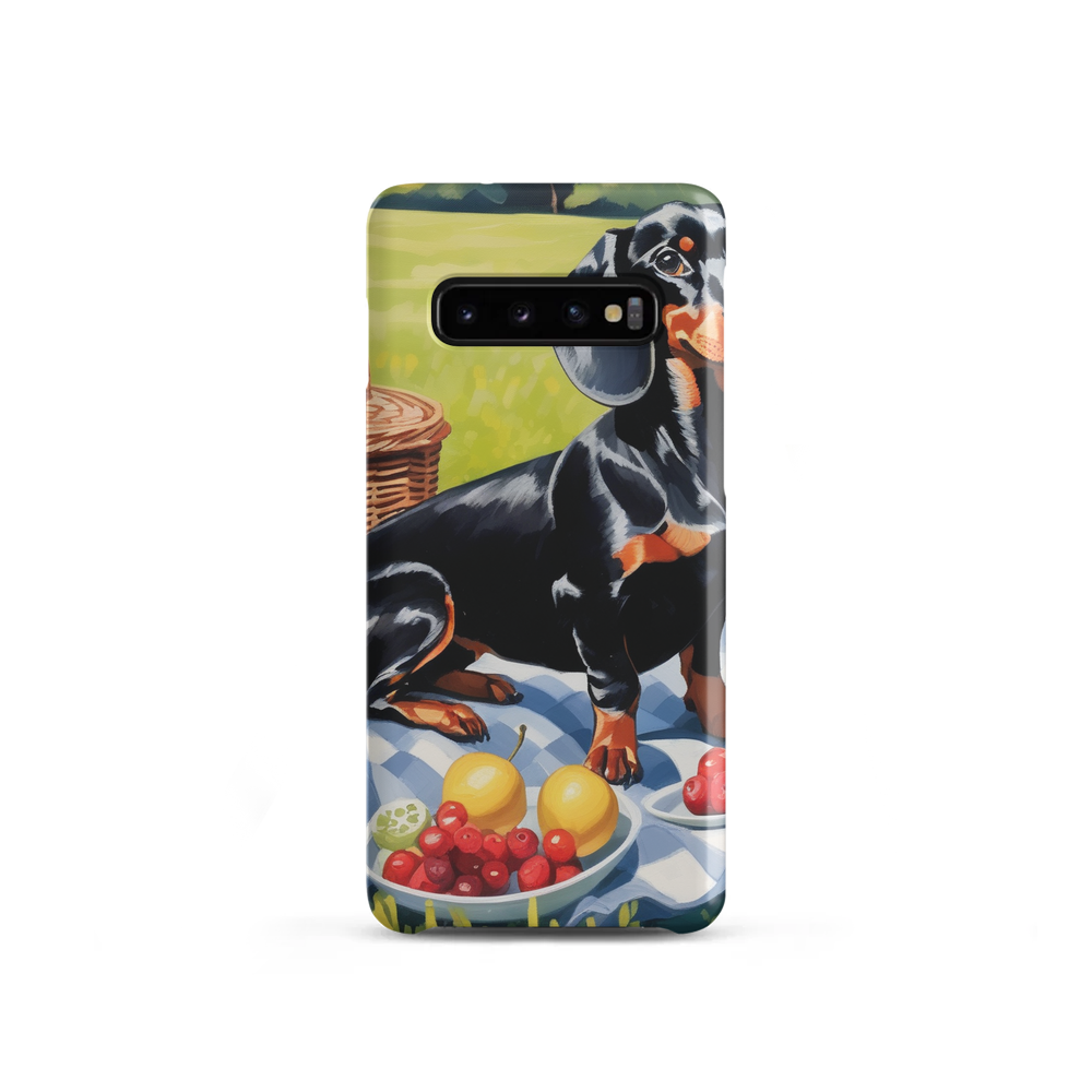 PugMug Custom Black Dachshund Samsung Case